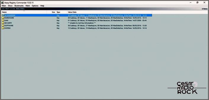 registry editor4