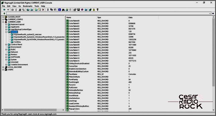 registry editor8