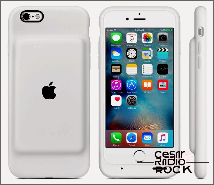 iphone smart battery case white