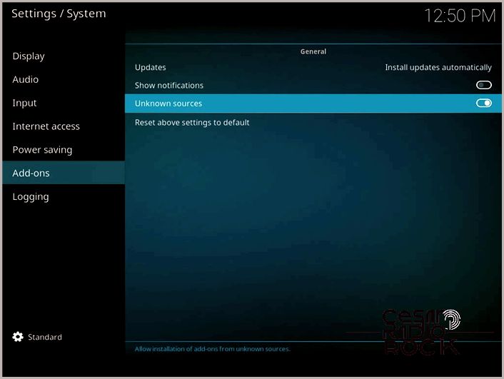 Kodi Unknown Sources