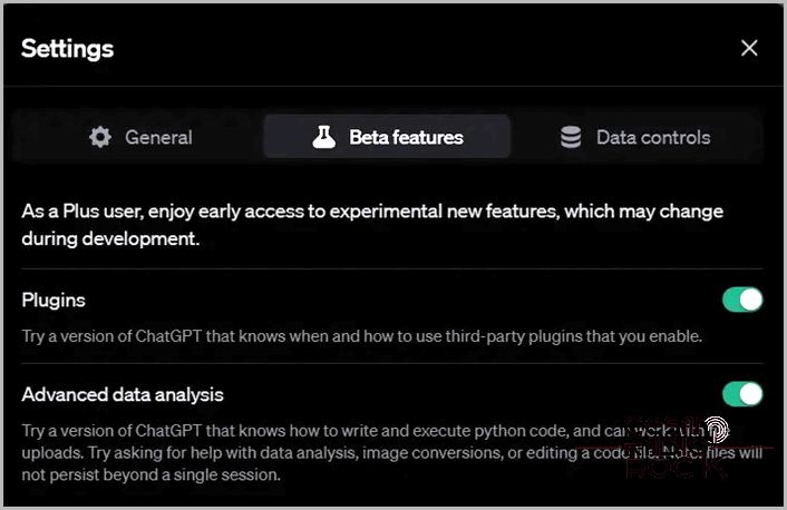 Enable Advanced Data Analysis ChatGpt