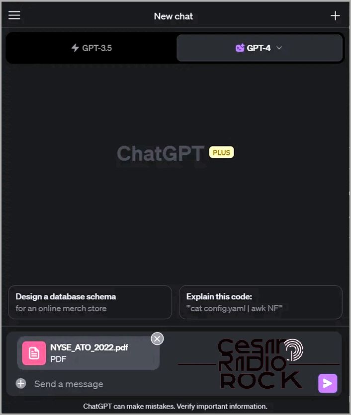 ChatGPT Upload PDF