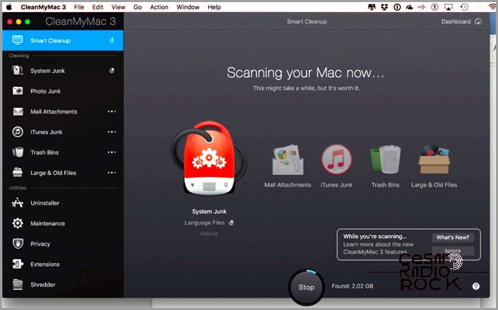 CleanMyMac 3 Scanning