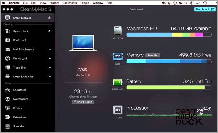 CleanMy Mac 3 Dash