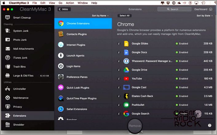 CleanMyMac 3 Extensions