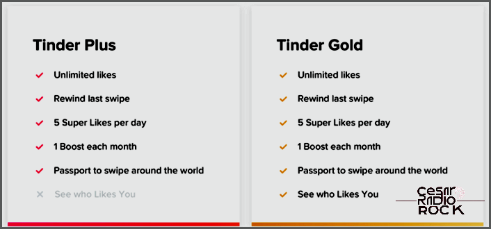 Is Tinder Gold a package deal with Tinder Plus?