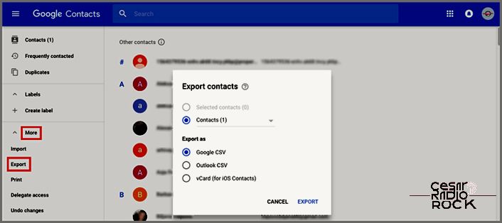 How to Export All the Email Addresses of Your Gmail Contacts