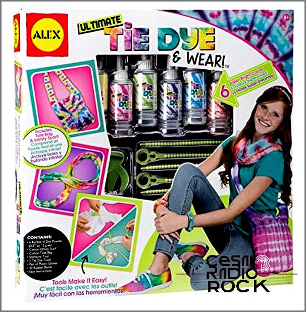 Creative toy gifts: tie dye kit for 11 year old girls