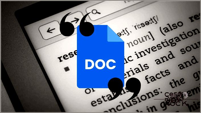 Google Docs: How to Add Citations