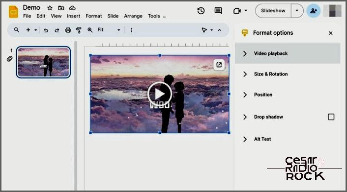 Click Any Option To Expand It Video Google Slide