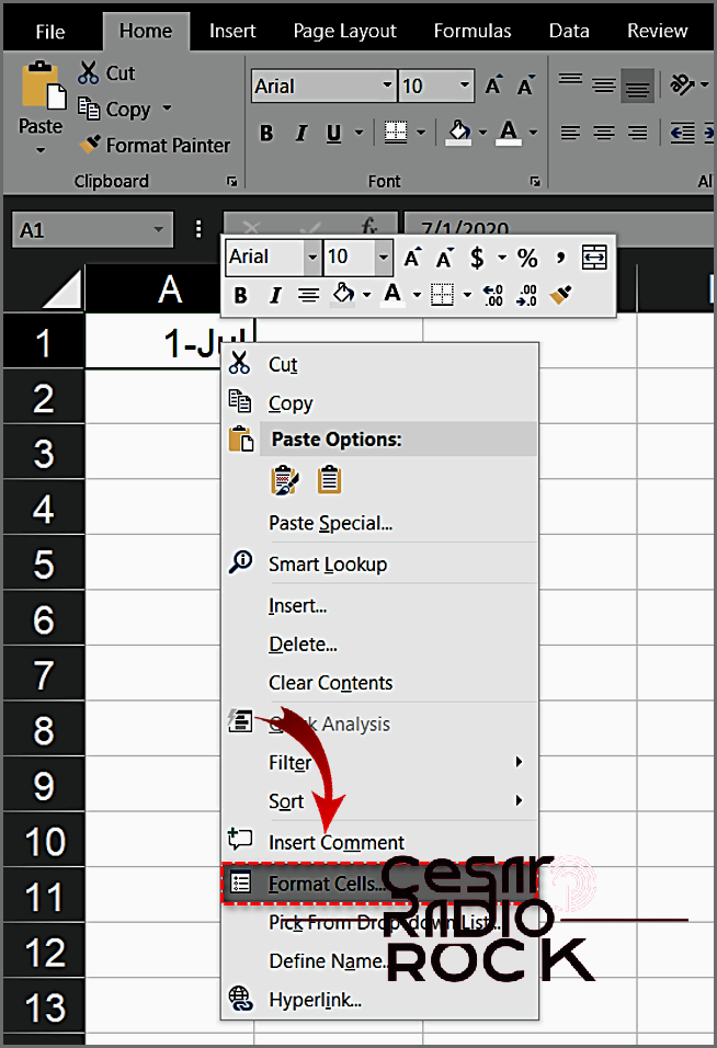 Automatically Adding the Date in Excel