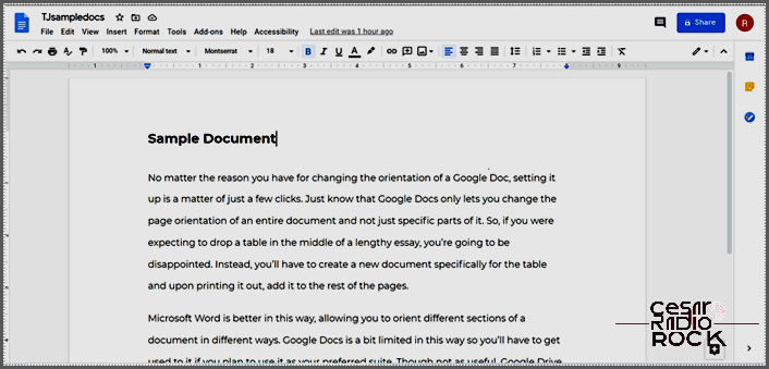 Automatically Numbering Pages in Google Docs