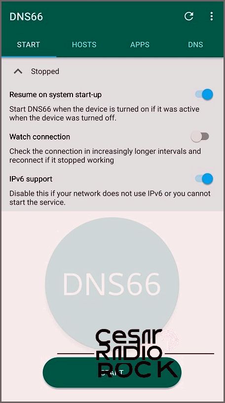 DNS66 Start