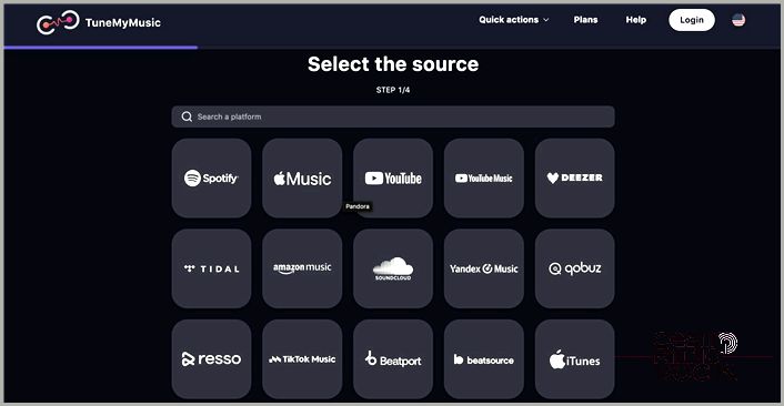 TuneMyMusic Source Platform