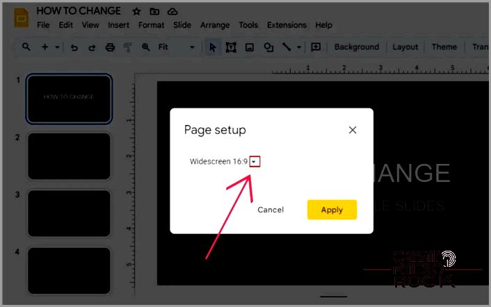 Page Setup Dimensions Google Slides