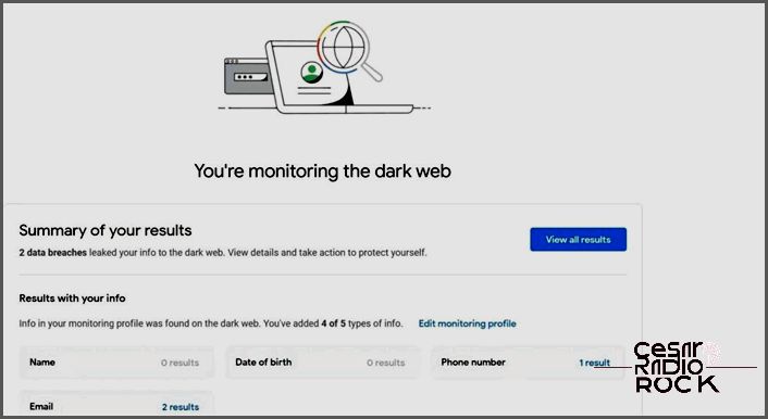 Dark Web PC Monitor