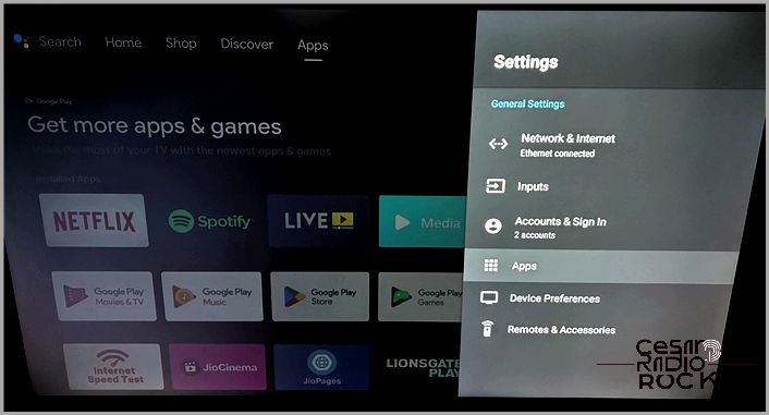 Android TV apps