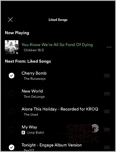 Spotify Clear Queue iPhone