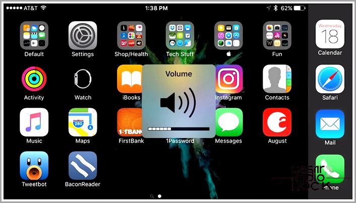 iPhone Volume Overlay