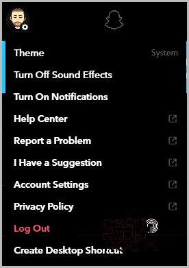 Snapchat Account Settings PC