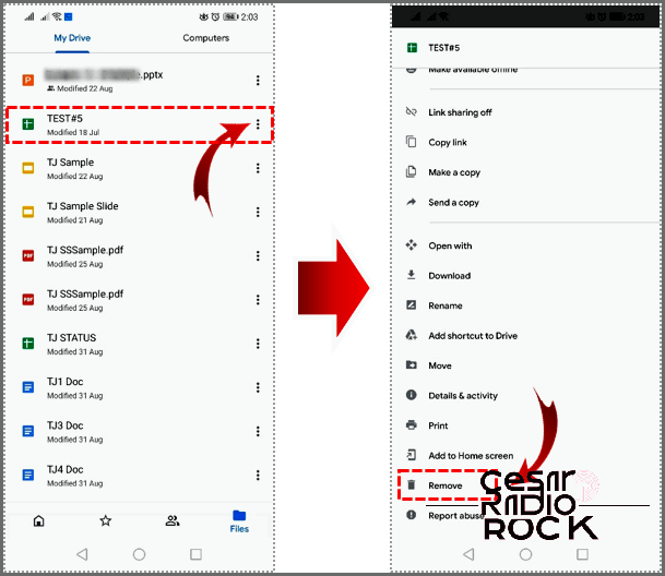 Getting Rid of Google Sheets on Drive