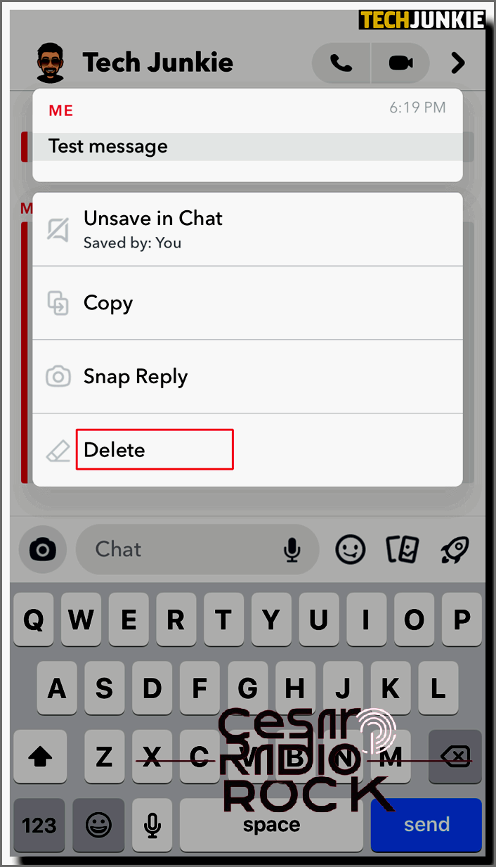 Getting Rid of Saved Messages on Snapchat