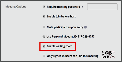 Enable Waiting Room