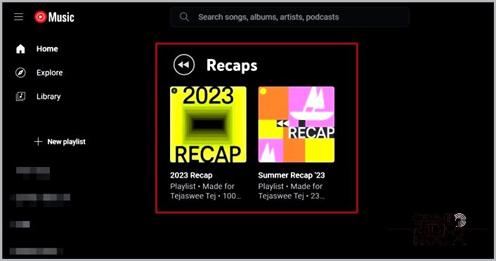 Youtube Music Recap Desktop