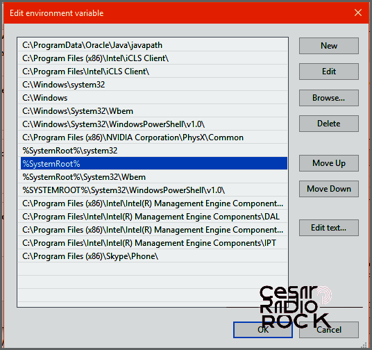 How to fix "program is not recognized as an internal or external command" errors