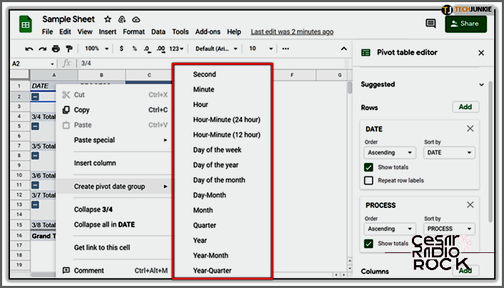 How to Group by Date in Google Sheets