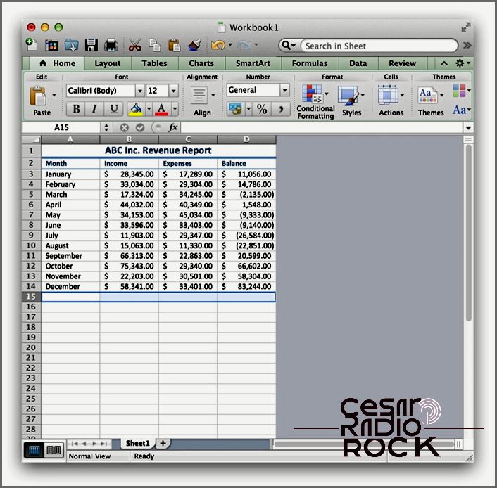 Hide Unused Cells Excel Mac