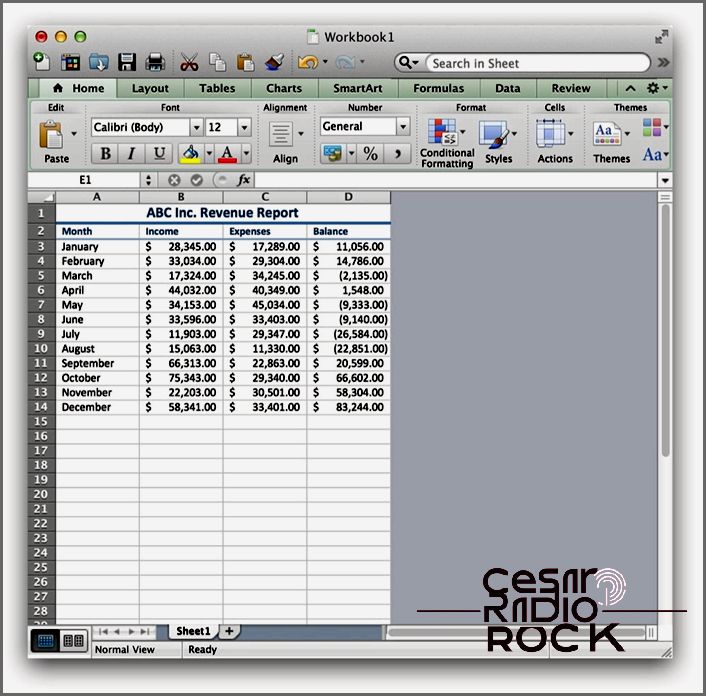 Hide Unused Cells Excel Mac