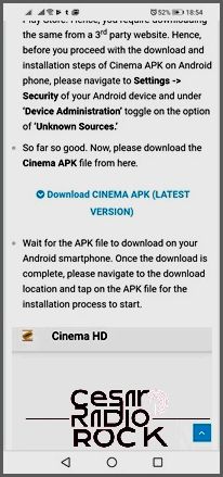 Download CInema APK