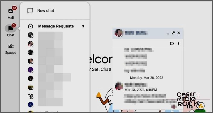 Gmail Chat Block Check