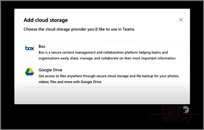 Microsoft Teams Google Drive