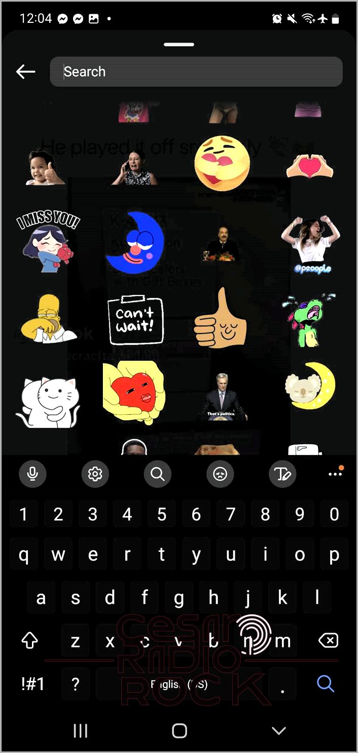 Instagram Sticker Search