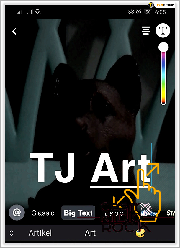 How to Enlarge Your Artwork on Snapchat