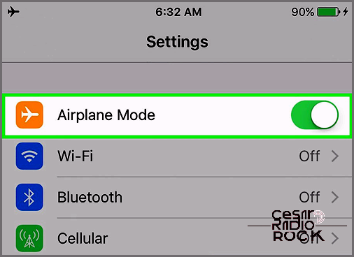 airplane mode